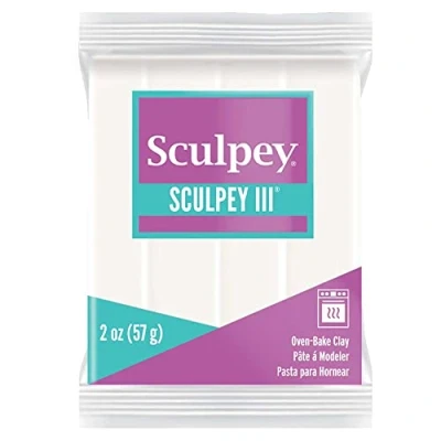 Imagen de Sculpey III sculpwhite Producto de Escultura, Color Blanco
