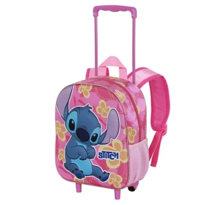 Imagen de Karactermania Lilo and stitch CUTE Small WITH Wheels Trolley para niños, Talla: One Size, pink