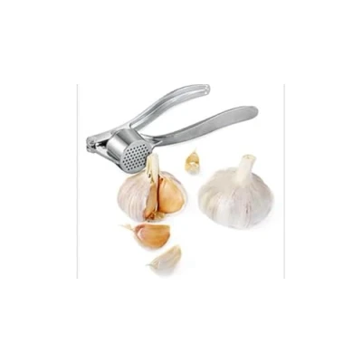 Imagen de Prensa de ajo acero Trituradora jengibre Utensilio cocina Prensador fácil limpiar, sin óxido, mango resistente y suave apretar TRIXES