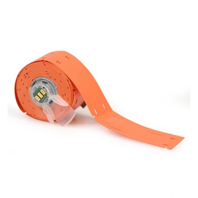 Imagen de BMP71 Brady M6 25x75 7643 OR etiquetas de poliuretano naranjas 25 mm x 75
