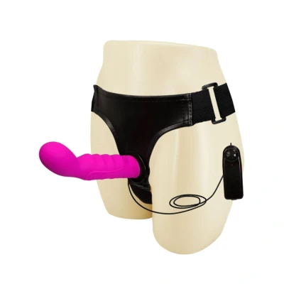Imagen de Arnés con vibración Ultra harness g spot lila de BaileHarness