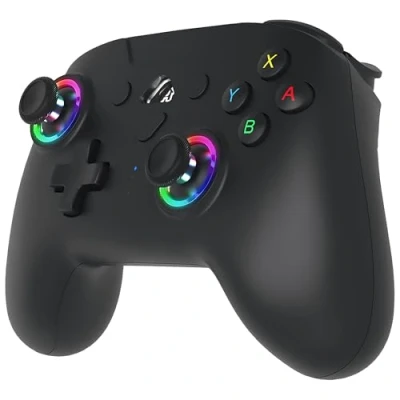 Imagen de Subsonic Mando para Nintendo Switch/Switch oled Switch inalámbrico bluetooth con LED, vibración y giroscopio Negro