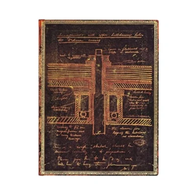 Imagen de Tesla, Sketch of a Turbine Ultra Lined Softcover Flexi Journal (Embellished Manuscripts Collection)