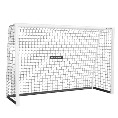 Imagen de Hudora Portería de Fútbol Avanzada 120/180/240/300 I para Niños/Jóvenes &amp; Adultos Ideal Jardín Impermeable Estable Entrenamiento con Red Malla Fina
