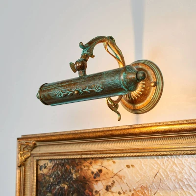Imagen de lámpara de pared &#039;Kalea&#039; en Bronce hecho Metal e.o. para Salón &amp; Comedor (1 llama, E14) Lindby cuadros, aplique