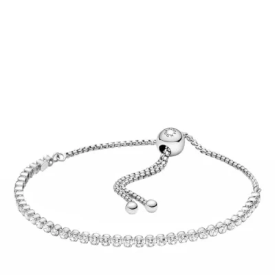 Imagen de PANDORA Pulsera Slider Tennis 599375C01 1 plata