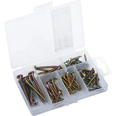 Imagen de Connex caja organizadora con piezas ordenadas en práctica de plástico, adecuada para el hogar, taller y otros/Surtido caja/Surtido hierro pequeño., DP8500102