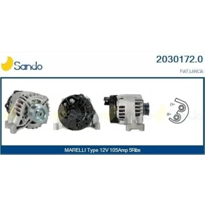 Imagen de SANDO 2030172.0 Alternador 12V 105A FIAT: Stilo Hatchback, Punto II Multi Wagon
