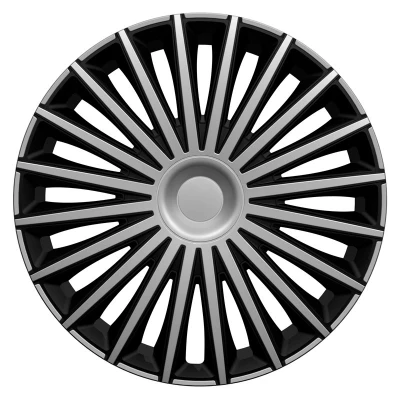 Imagen de AutoStyle PP 5465SB Tapacubos 15Pulgada negro/plata
