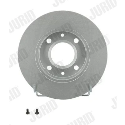 Imagen de JURID 561253JC Disco de freno 247 10 4 108 macizo revestido con tornillos PEUGEOT: 206 Hatchback, 306 106 II Hatchback