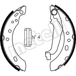 Imagen de Kit de zapatas METELLI 53 0284