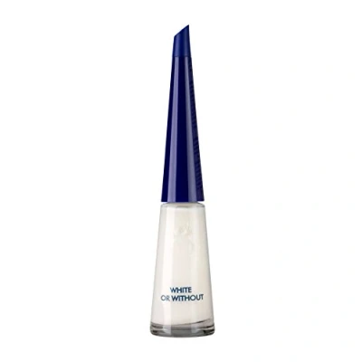 Imagen de Herome Blanqueador del Borde de Uñas 10ml acentúa Puntas Blancas, Manicura Francesa 1 Paso, Esmalte Blanqueador, Fortalecedor y Endurecedor, acabado Blanco Mate