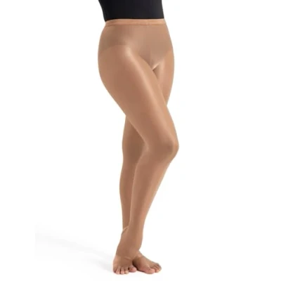 Imagen de Capezio Ultra Shimmery Strirrup Tight Ajustado, Beige, XL para Mujer