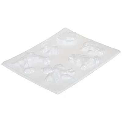 Imagen de Rayher Molde: Unicornios, LDPE, Blanco, 35 x 10.5 3.3 cm, 4 Unidades