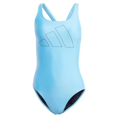 Imagen de adidas Traje de baño para Mujer, diseño Barras Grandes, 32 Pulgadas