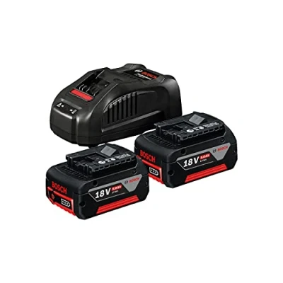 Imagen de Bosch Professional 18V System GBA + GAL 1880 CV Set baterías de Litio Cargador (2 x 5.0 Ah, GAL)