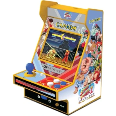 Imagen de My Arcade Super Street Fighter II Nano Player retro portátil (2 juegos en 1)