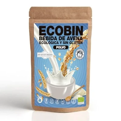 Imagen de Leche En Polvo De Avena Ecológico ECOBIN Envase 400 g.