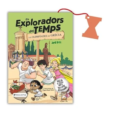Imagen de Les olimpíades de Grècia: Viatja en el temps amb rellotge desxifrador i descobreix l&#039;antiga Grècia! Llibres per a nens nenes partir 10 anys català.: 3 (Els Exploradors del Temps)