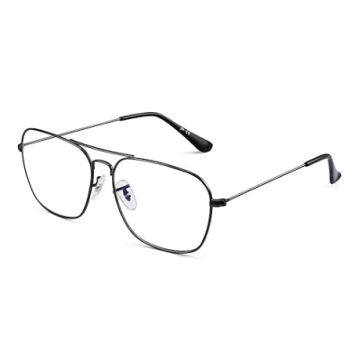 Imagen de JM Gafas Filtro Luz Azul. Cómodas y Resistentes. Máxima Protección contra Pantallas Monitores. Para Mujer Hombre. [Color Negro]
