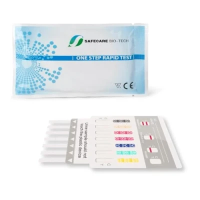 Imagen de Test Multidrogas 10 drogas en Orina THC Cannabis Marihuana Cocaína Metanfetamina Anfetamina Prueba de rápida Tiras Drogotest rápido Antidrogas detector drug Kit