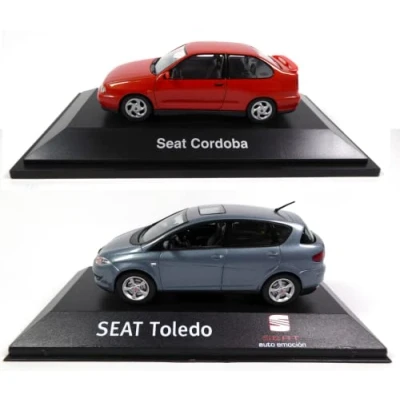 Imagen de OPO 10 Lote de 2 Coches Escala 1/43 compatibles con Seat Cordoba SX + Toledo 3 / SE12+28 SEL38