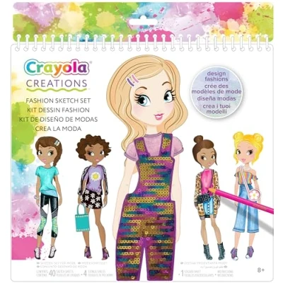 Imagen de CRAYOLA Creations Kit de Deseños Moda, Actividad Creativa y Regalo para Niñas, a partir 8 años, 04 1178