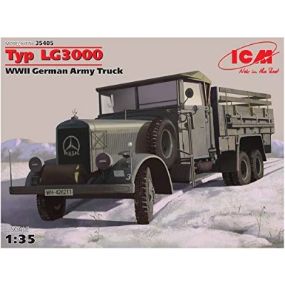 Imagen de ICM Nan 1:35 Tipo LG3000, camión del ejército alemán de la Segunda Guerra Mundial, Color 100% (ICM35405)