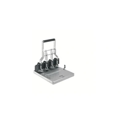 Imagen de Rexel 2101235 Taladro Gran Capacidad Modelo HD 4150, Color Plata/Negro, 150 Sheet