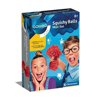 Imagen de Clementoni Science Galileo Squishy Balls Juego de experimentos para niños a Partir 8 años, Multicolor, 5,5x15x21 (59165)