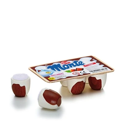 Imagen de Erzi 10,5 x 7 3,2 cm Grocery Tienda Mercancías Postre Zott Madera Cream Milk Chocolate Juegos de simulación