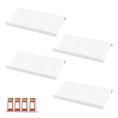 Imagen de Especiero Cajon,Organizador Especias Cajon,Especias Organizador en Gradas,Spice Rack Organizer para Cocina, Mostrador, Cajón,Especiarias 6 Piezas,Organizador Cocina Blanco