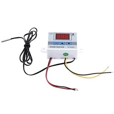 Imagen de XH W3002 Controlador Temperatura Digital DC 24V Termostato Precableado con Sensor Impermeable 2 Etapas Calefacción y Refrigeración(DC12V)