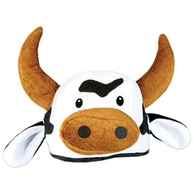 Imagen de Beistle 60791 Sombrero de cabeza vaca felpa