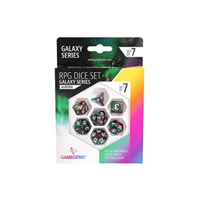 Imagen de Gamegenic Set de Dados para rol Aurora (7pcs)