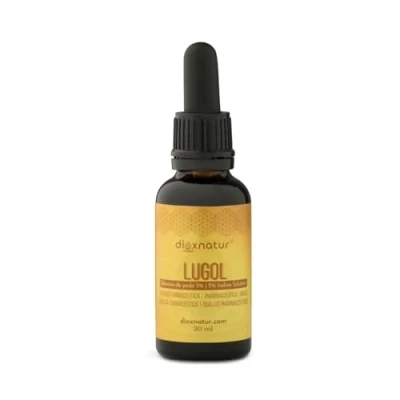 Imagen de DIOXNATUR® Solución de Lugol 5% Calidad Farmacéutica 30ml, Pipeta Integrada, Óptima Concentración Gotas Yodo y Yoduro potasio