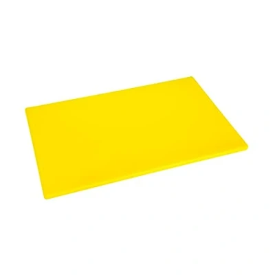 Imagen de Hygiplas Tabla de cortar en color amarillo, baja densidad, 10 x 300 450 mm