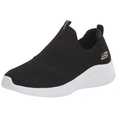 Imagen de Skechers Ultra Flex 3.0 Edler Charm, Zapatillas Mujer, Negro Blanco BKW, 36 EU