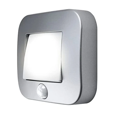 Imagen de LEDVANCE LED Batteriebetriebene Leuchte, Leuchte für Innenanwendungen, Bewegungssensor, Tag Nacht Sensor, Kaltweiß, 84,0 mm x 73,0 22,0 mm, NIGHTLUX Hall