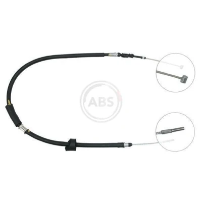 Imagen de A.B.S. K12951 Cable de Freno Mano 1215 Tambor TOYOTA: Hiace 4 Kasten, Bus