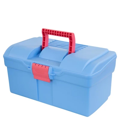 Imagen de BR Caja de aseo Elena con tapa e inserto One Size Azul Claro