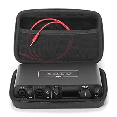 Imagen de Analog Cases Funda Glide para Motu M2 o M4, Protectora Premium (Ajuste, Cremallera Integral, Compartimento Cables), Negro