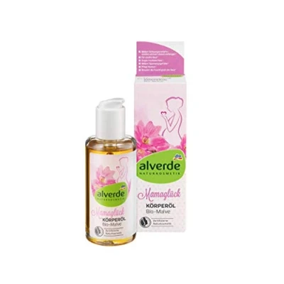 Imagen de alverde NATURKOSMETIK Mamaglück Aceite corporal orgánico, 100 ml