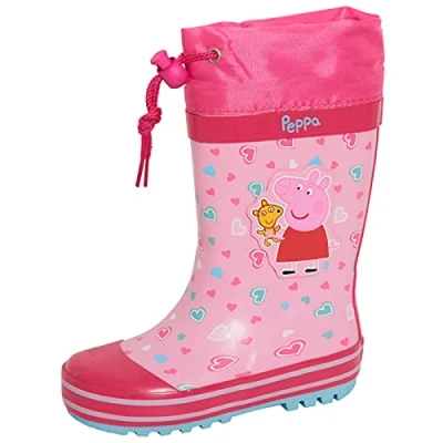 Imagen de Peppa Pig Botas de agua goma para niñas, color rosa, lluvia, nieve, Pink, 28 EU