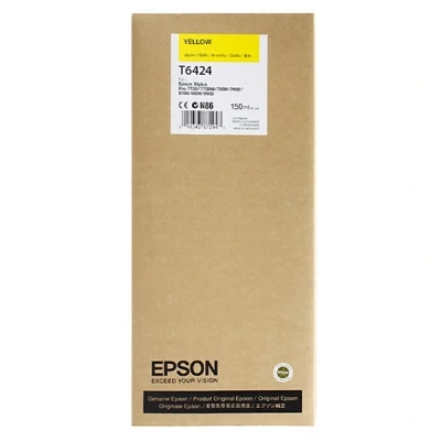 Imagen de Epson C13T642400 Cartucho de Tinta para Stylus Pro 7700 (150 ml), Amarillo
