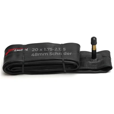 Imagen de Fincci 20 x 1,75 1,95 2,0 2,1 2,125 Pulgadas 48mm Cámara de Aire Schrader Válvula Interior para BMX MTB Montaña Fuera del Camino o Niños Bici Bicicleta