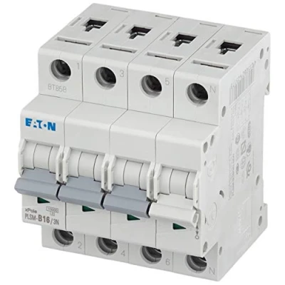 Imagen de Eaton PowerWare 8084607 Interruptor de protección línea 16 A/3N/B, Multicolor, One Size