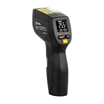 Imagen de Pirómetro PCE MIR 10 / Rango medición de 50 ... +500 C/Grado emisividad fijo a 0,95 Indicación los valores MIN y MAX/Relación distancia punto 12:1 Pantalla retroiluminada