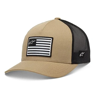 Imagen de Alpinestars Bandera Snapback Hat Gorra de béisbol, Sand/Black, Talla única Hombres