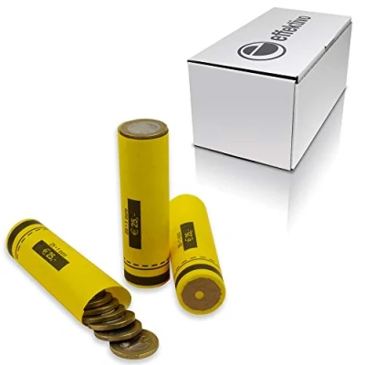 Imagen de Fundas para monedas 11153, paquete grande de 1 euro en caja cartón, contenido: 588 unidades
